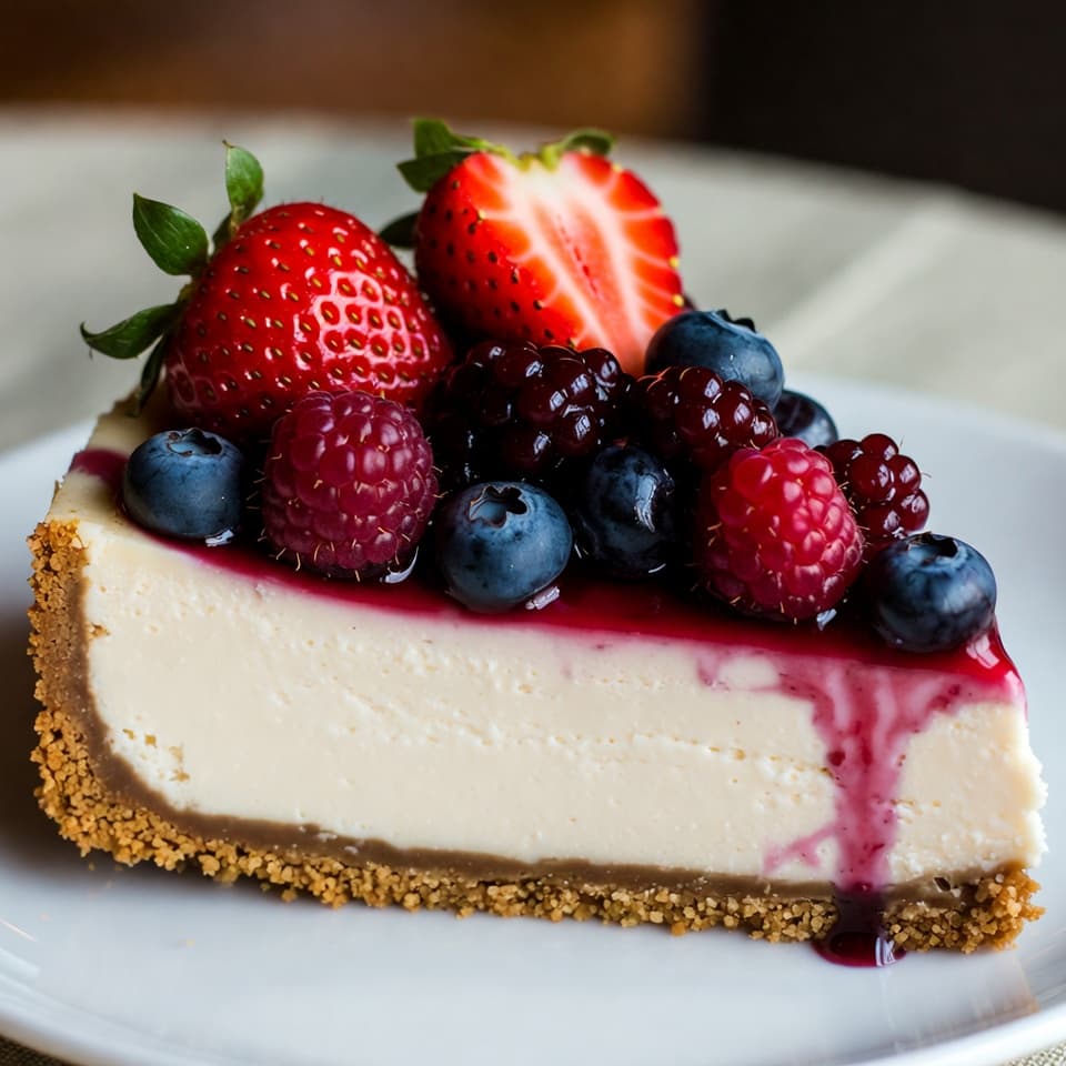 Mom's Famous Berry Cheesecake